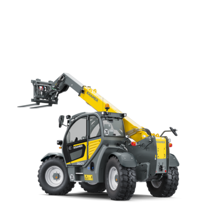 The Kramer telehandler 3507 in a studio.