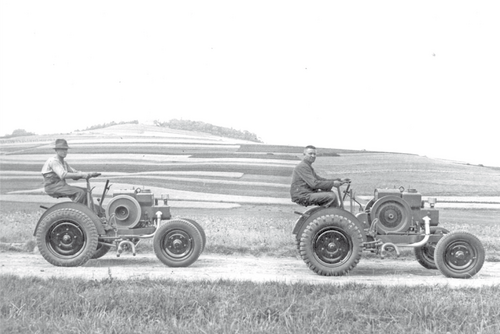 Kramer Traktoren GL 9 und GL 14 mit Dieselantrieb