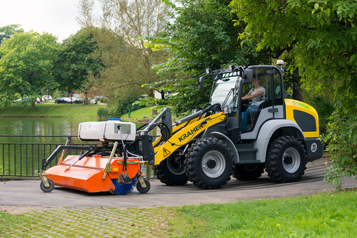 Radlader 5055e erster Elektro-Radlader von Kramer
