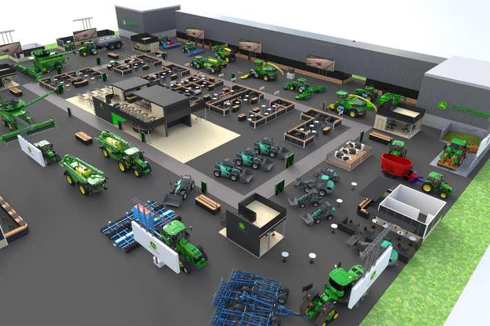 Kramer Stand Agritechnica mit John Deere