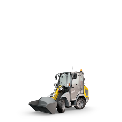 The Kramer wheel loader 5040 in a studio.