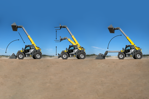 Smart Handling beim Teleskoplader