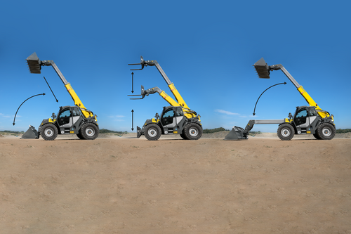 Smart Handling beim Teleskoplader