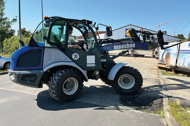 Kramer 5095 auf der Baustelle