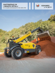 The compact telescopic wheel loaders from Kramer.