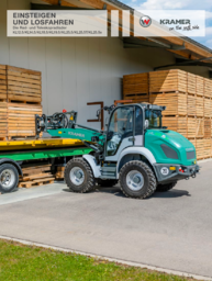 The brochure of the small wheel and telescopic wheel loaders of Kramer.