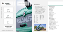 The product overview of Kramer machines for the agricultural industry.