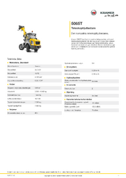 Produktinformationsblad 5065T