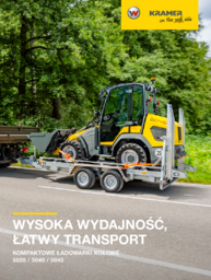 Broszura KOMPAKTOWE ŁADOWARKI KOŁOWE
5035 / 5040 / 5045