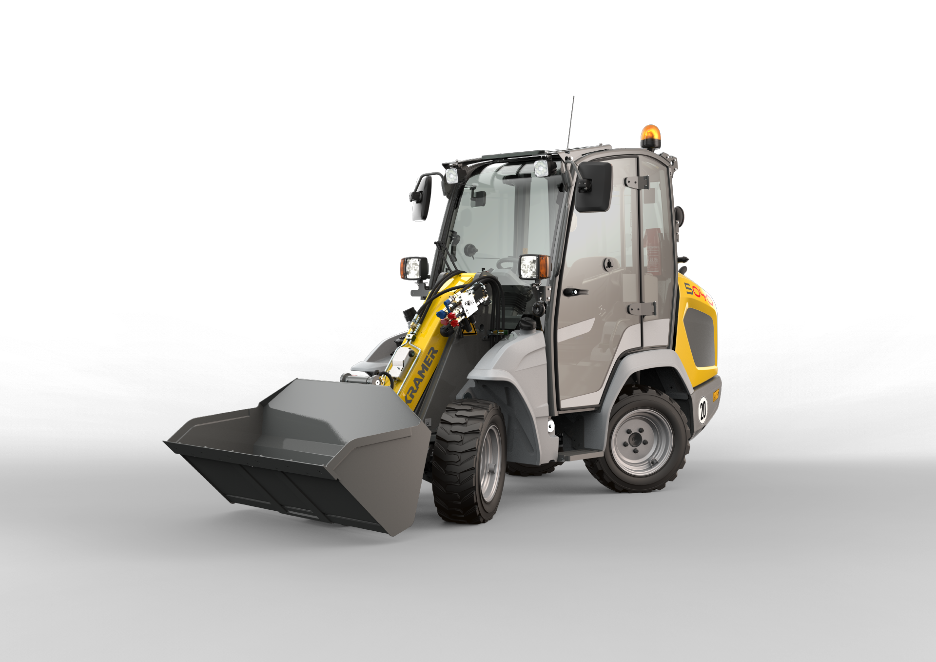 The wheel loader 5040 from Kramer.